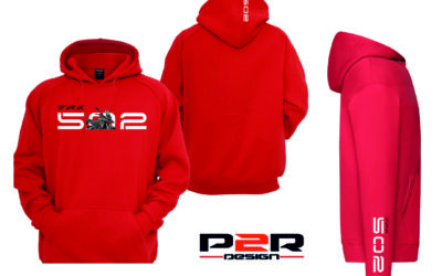 Felpa rossa personalizzata Benelli TRK 502 Hoodie Sweatshirt