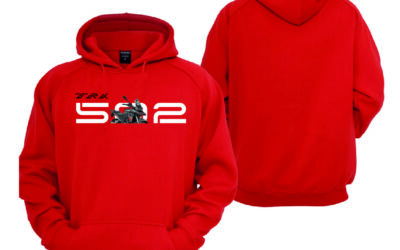 Felpa rossa personalizzata Benelli TRK 502 Hoodie Sweatshirt