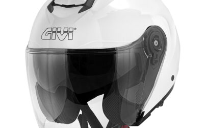 Casco Jet Givi X25 Solid Glossy White helmet casque