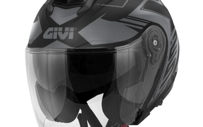 Casco Jet Givi X25 Trace Black Titanium helmet casque