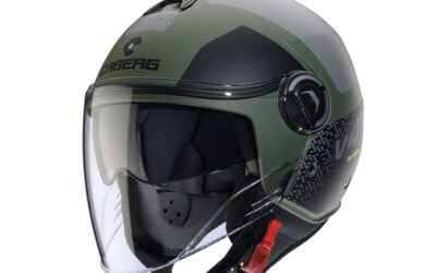 Casco Caberg Riviera V4 X ALPHA Green Black helmet