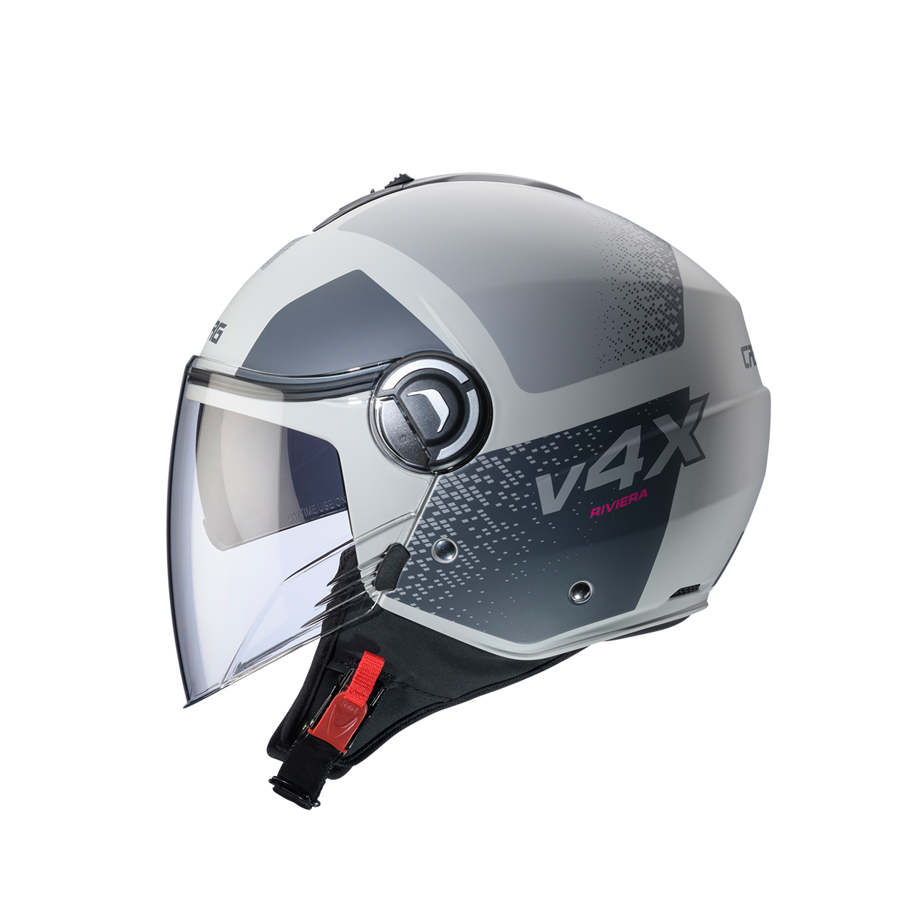Casco Caberg Riviera V4 X ALPHA Sand Matt Grey helmet