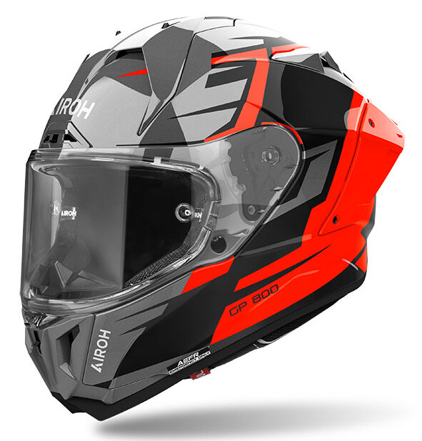 Casco Moto Integrale Airoh GP 800 Master orange arancione helmet casque