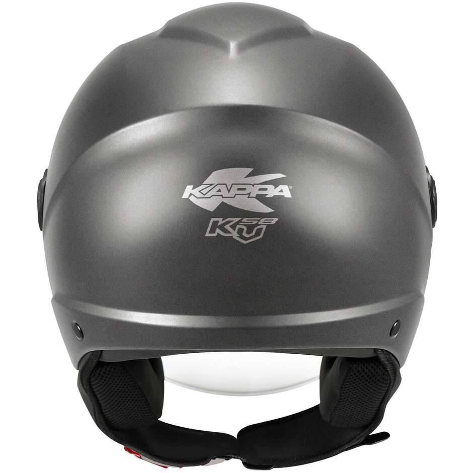 Casco Jet Kappa Kv58 Titanio Opaco helmet