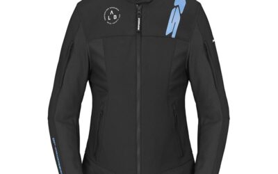 Giacca Spidi Corsa Tex Lady Black Light Blue jacket Woman