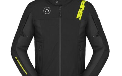 Giacca Spidi Corsa Tex black yellow jacket