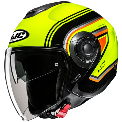 Casco Hjc i40N LINIA BLACK YELLOW MC3H helmet casque