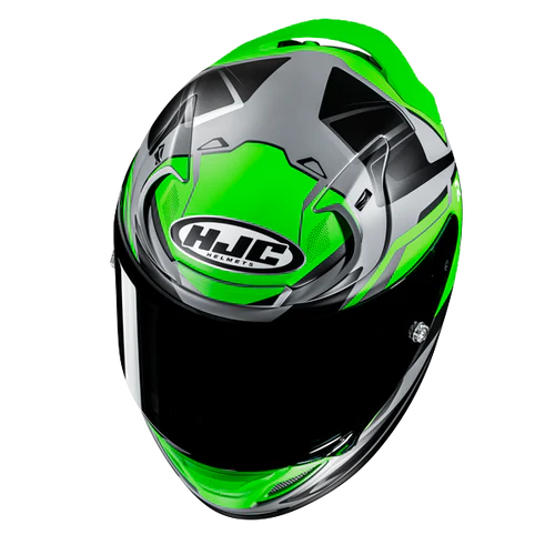 Casco integrale HJC RPHA 12 BRELS MC4 GREEN helmet casque