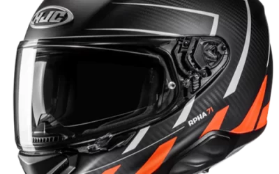 Casco integrale Hjc Rpha-71 CARBON CANO MC6HSF ORANGE helmet casque