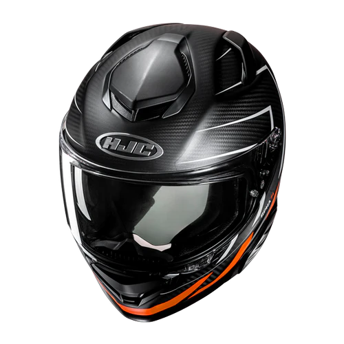Casco integrale Hjc Rpha-71 CARBON CANO MC6HSF ORANGE helmet casque