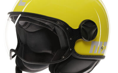 Casco Momo Design FGTR CLASSIC E2206 CANDY YELLOW WHITE helmet casque