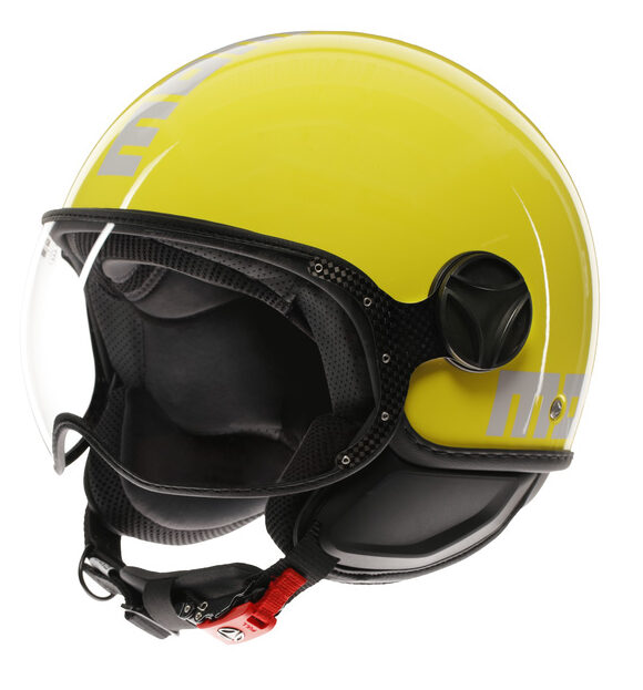 Casco Momo Design FGTR CLASSIC E2206 CANDY YELLOW WHITE helmet casque