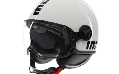 Casco Momo Design FGTR CLASSIC E2206 WHITE BLACK helmet casque