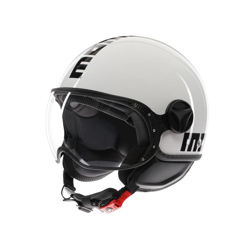 Casco Momo Design FGTR CLASSIC E2206 WHITE BLACK helmet casque