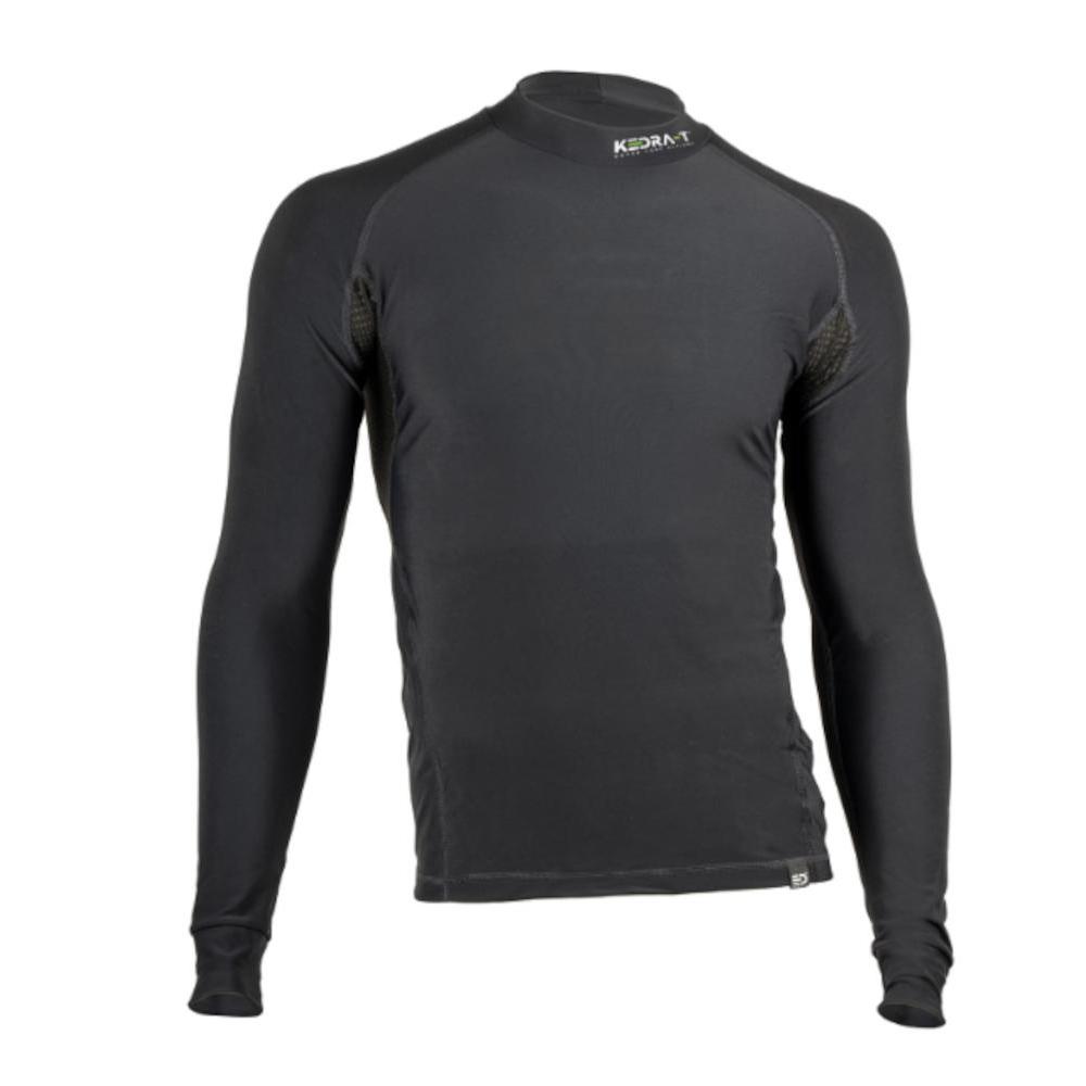 Maglia Termica Uomo KEDRA-T Soft Thermal In Pile Tecnico Black Moto