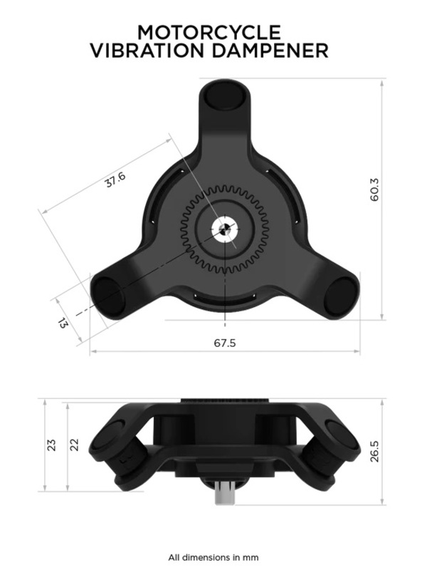 Smorzatore di vibrazioni QUAD LOCK Moto Scooter