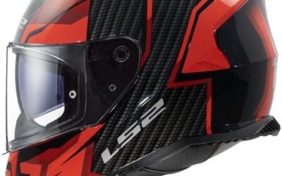Casco Integrale LS2 FF800 STORM 2 Traker Black Red helmet