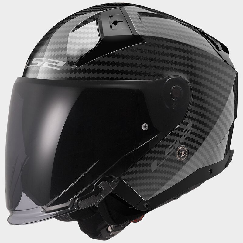 Casco JET LS2 OF603 Infinity 2 Carbon Solid Glossy helmet