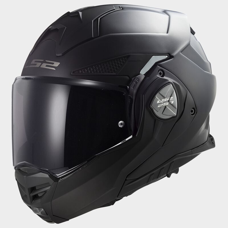 Casco modulare LS2 FF901 ADVANT-X Matt Black FLIP-BACK helmet