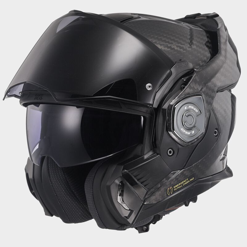 Casco modulare LS2 FF901 ADVANT-X CARBON Glossy FLIP-BACK helmet