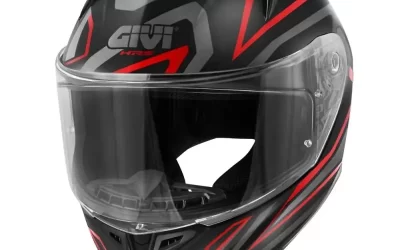 Casco integrale Givi 50.7  PROTON titanio opaco rosso Titanium Matt Red helmet casque
