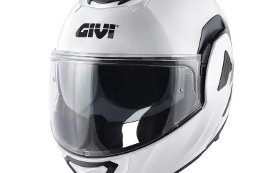 Casco Modulare Reversibile Givi X30 Solid White Glossy