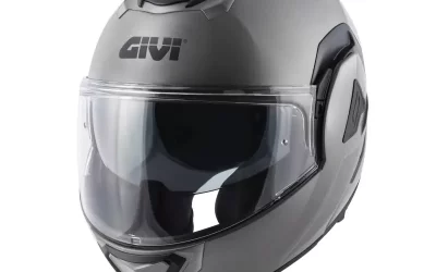 Casco Modulare Reversibile Givi X30 Solid Titanium Matt