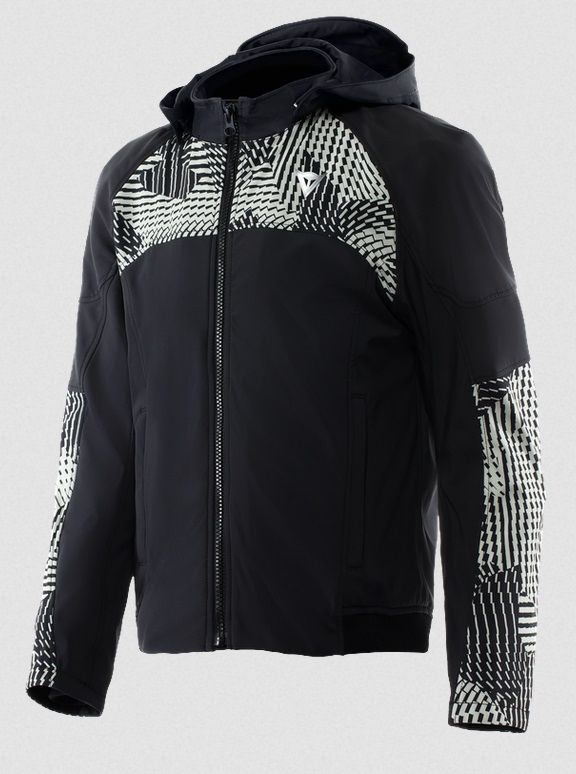 Giacca moto Dainese Ignite Tex 2 nero grigio black moss gray jacket