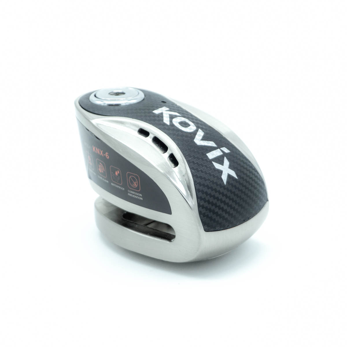 Bloccadisco KOVIX sonoro 120dB Perno 6 mm KNX6-BM Acciaio Inox