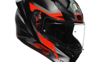 Casco integrale Agv K1 S FASTLAP BLACK GREY RED helmet