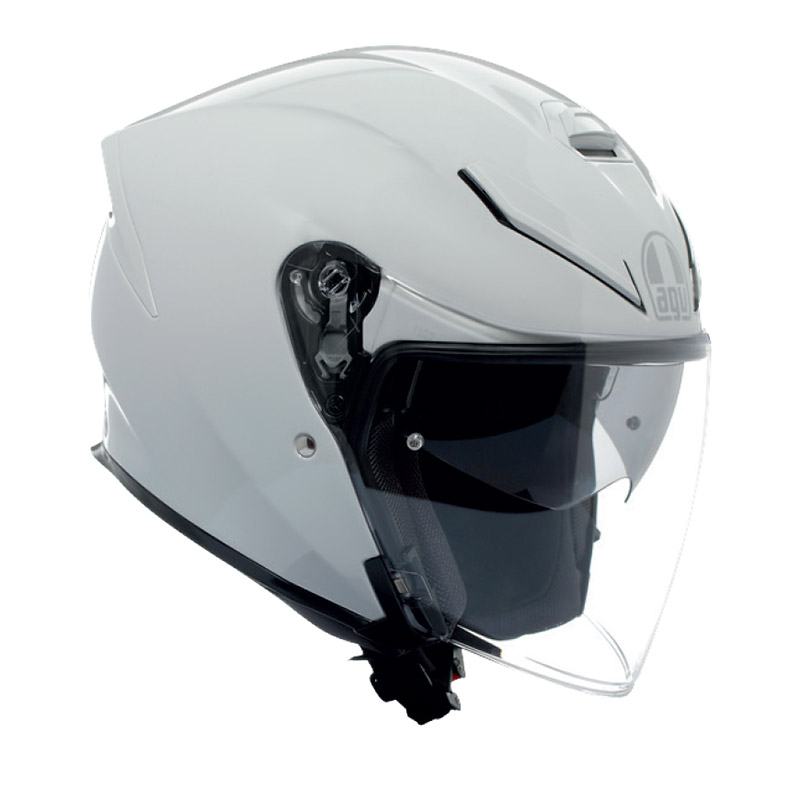 Casco Jet Casco Agv K5 Jet Evo Mono stelvio bianco