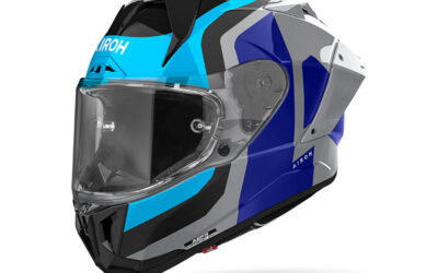 Casco Moto Integrale Airoh GP 800 Competition Blu helmet casque