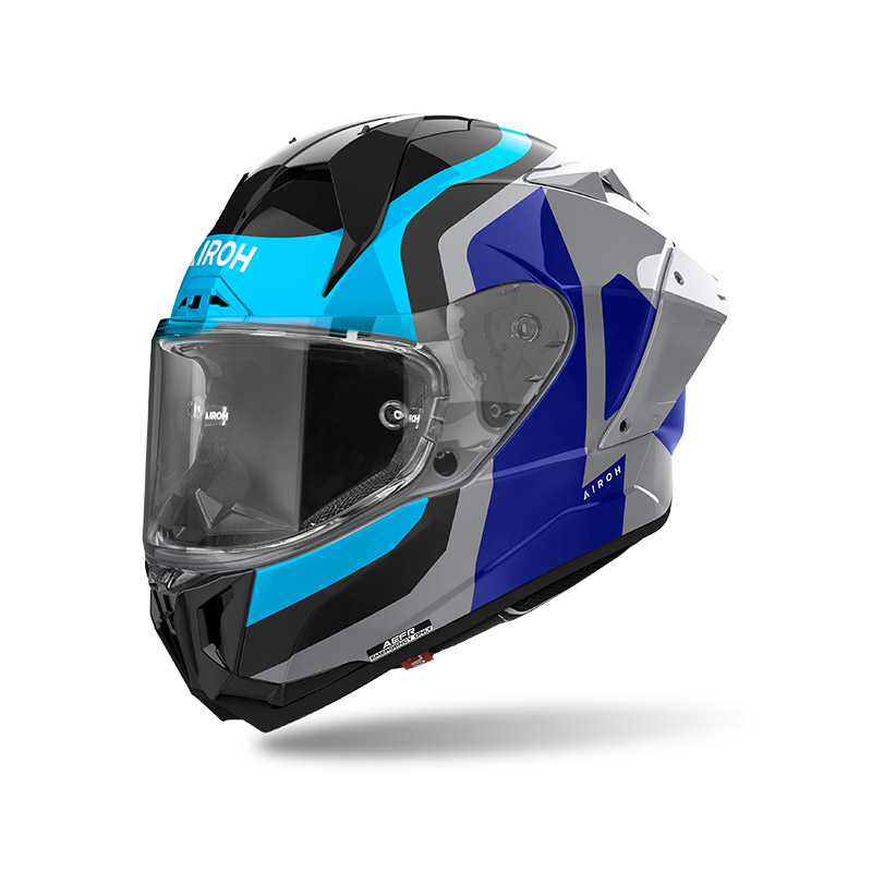 Casco Moto Integrale Airoh GP 800 Competition Blu helmet casque