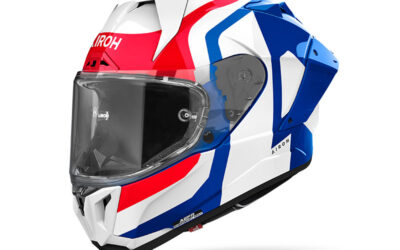 Casco Moto Integrale Airoh GP 800 Competition Blue Red helmet casque