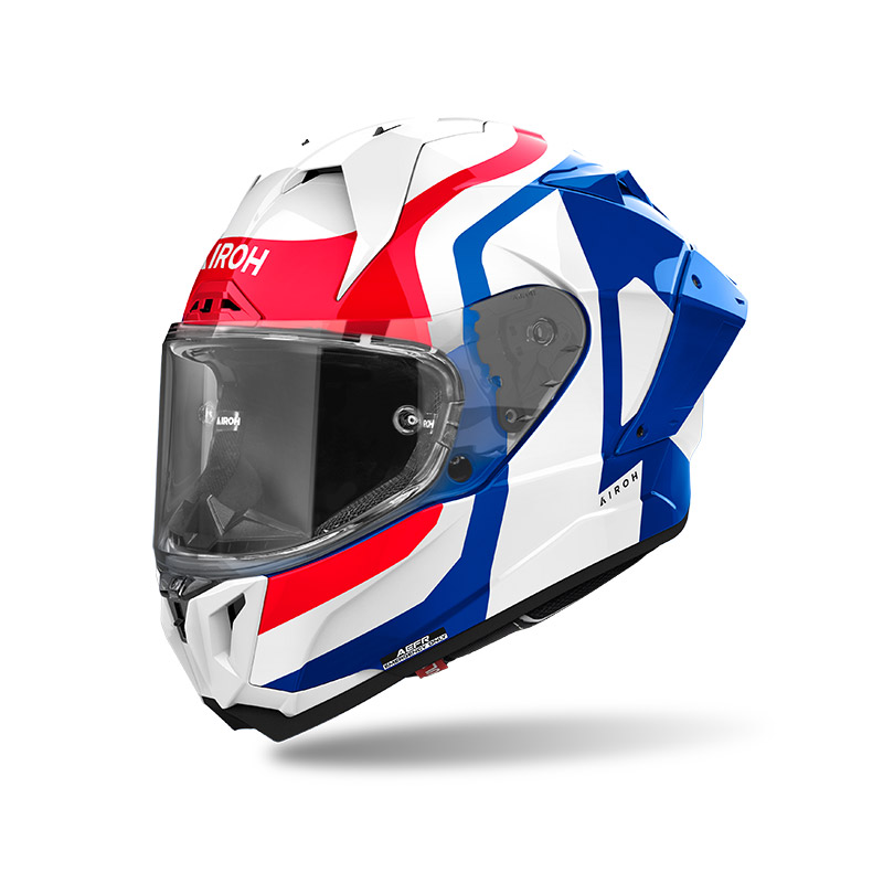 Casco Moto Integrale Airoh GP 800 Competition Blue Red helmet casque