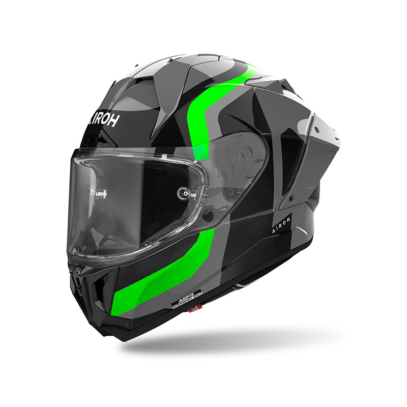 Casco Moto Integrale Airoh GP 800 Competition Green helmet casque