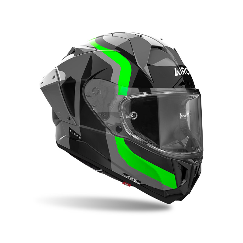 Casco Moto Integrale Airoh GP 800 Competition Green helmet casque