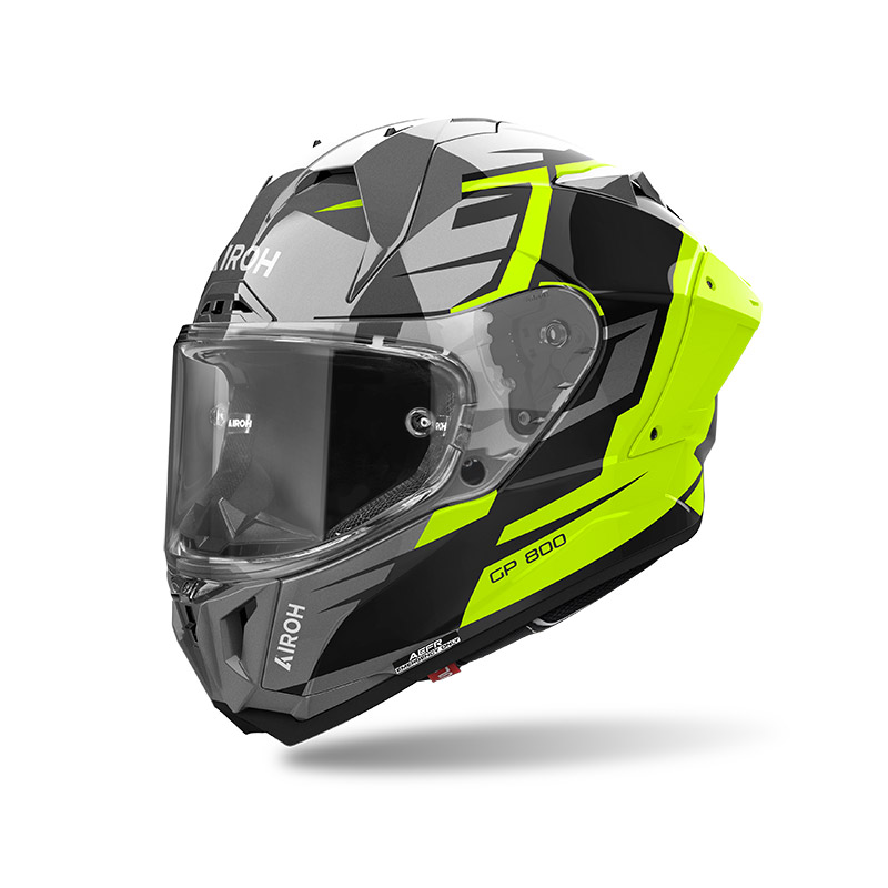 Casco Moto Integrale Airoh GP 800 Master Yellow helmet casque