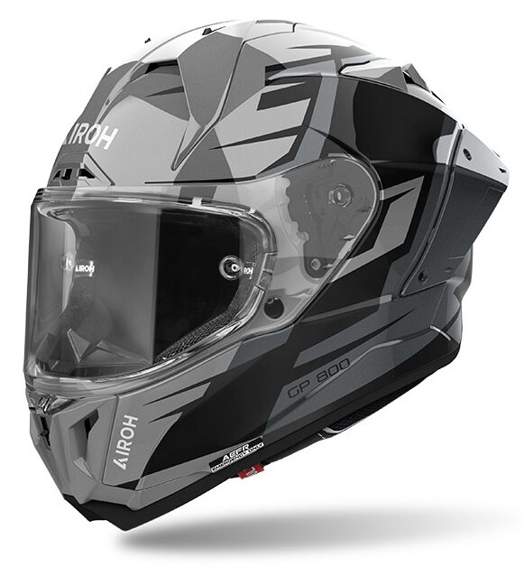 Casco Moto Integrale Airoh GP 800 Master Metallic Grey helmet casque