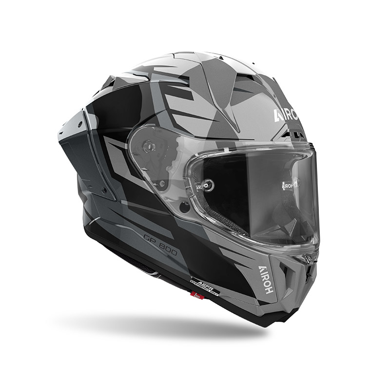 Casco Moto Integrale Airoh GP 800 Master Metallic Grey helmet casque
