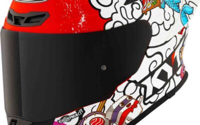 Casco integrale KYT TT-REVO Sushi Time helmet casque