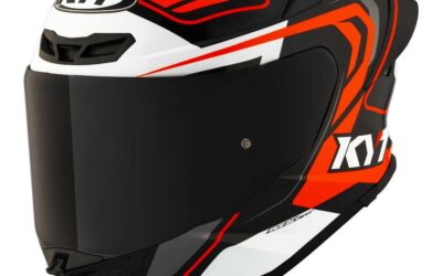 Casco integrale KYT TT-REVO OVERTECH Orange helmet casque