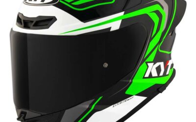 Casco integrale KYT TT-REVO OVERTECH Green helmet casque