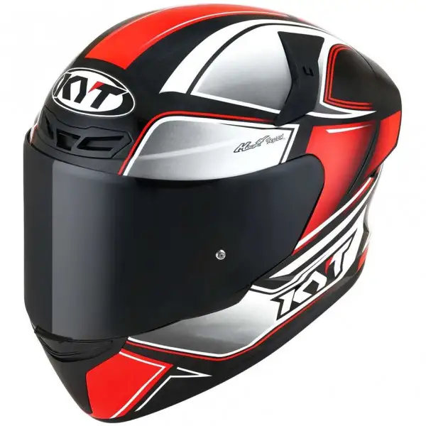 Casco integrale KYT TT-REVO Tourist Red Fluo helmet casque