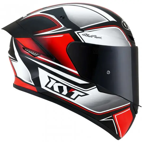 Casco integrale KYT TT-REVO Tourist Red Fluo helmet casque