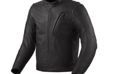 Giacca Moto Uomo Pelle Revit HUXLEY Black jacket