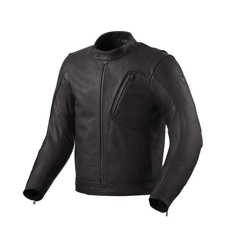 Giacca Moto Uomo Pelle Revit HUXLEY Black jacket