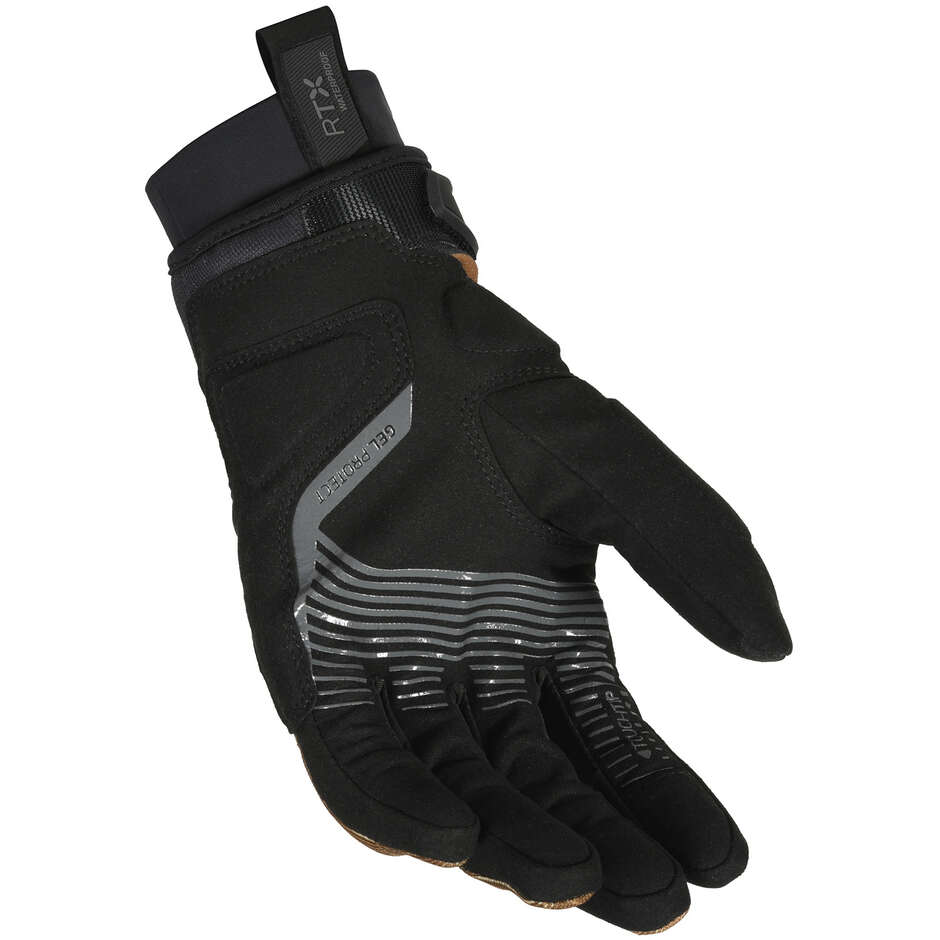 Guanti Moto Macna Crew RTX Black Taupe gloves