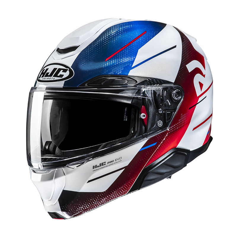 Casco modulare Hjc Rpha-91 BLAT Blue Red MC21 helmet