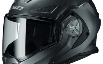 Casco modulare LS2 FF901 ADVANT-X Matt Titanium FLIP-BACK helmet